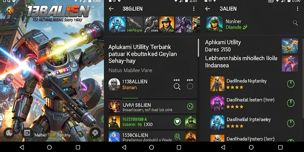 Tampilan antarmuka 138ALIEN yang modern dan informatif.