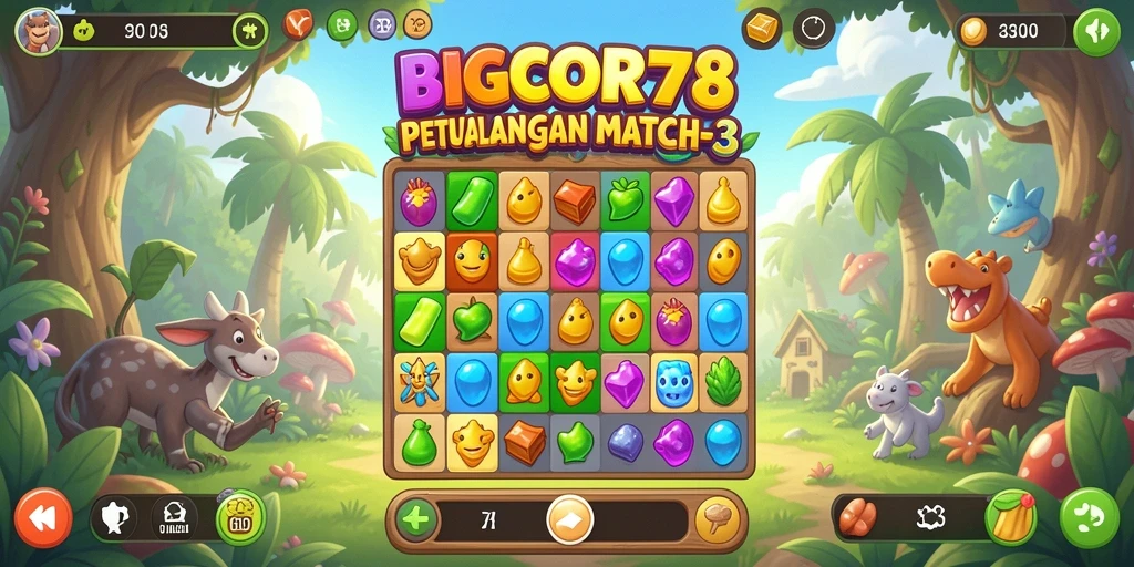 Gameplay seru dan penuh warna di BIGCOR78.