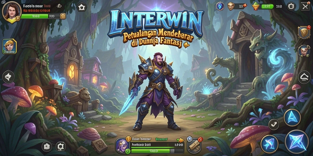 Tangkapan layar gameplay LNTERWIN yang menampilkan petualangan seru.