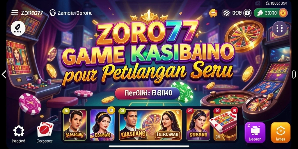Gameplay ZORO77 yang mendebarkan dengan berbagai pilihan permainan Kasino.
